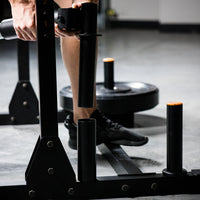 Thumbnail for Demo of landmine being put in barbell storage on rack