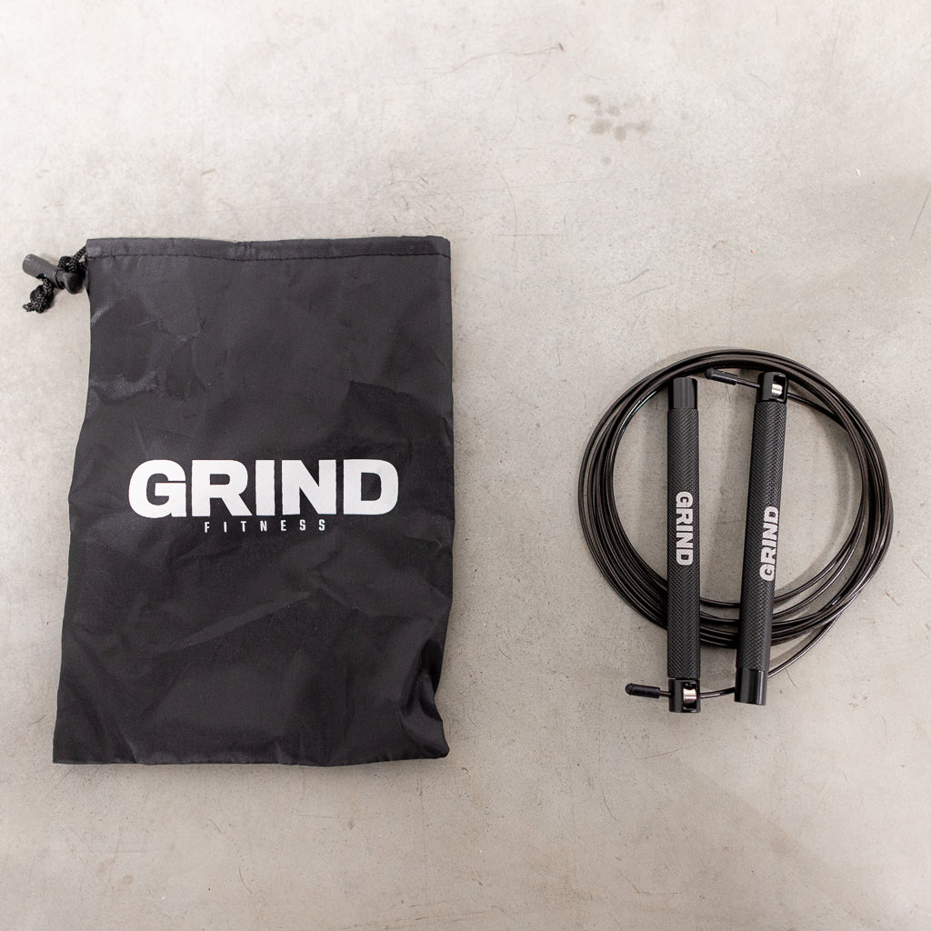 GRIND jump rope and GRIND Fitness storage bag
