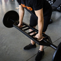 Thumbnail for Man demonstrating bent over row with Multi-Grip Bar. 