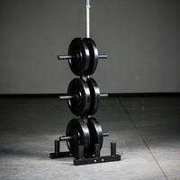 Thumbnail for Bumper Plate & Bar Storage loaded with plates, no bars