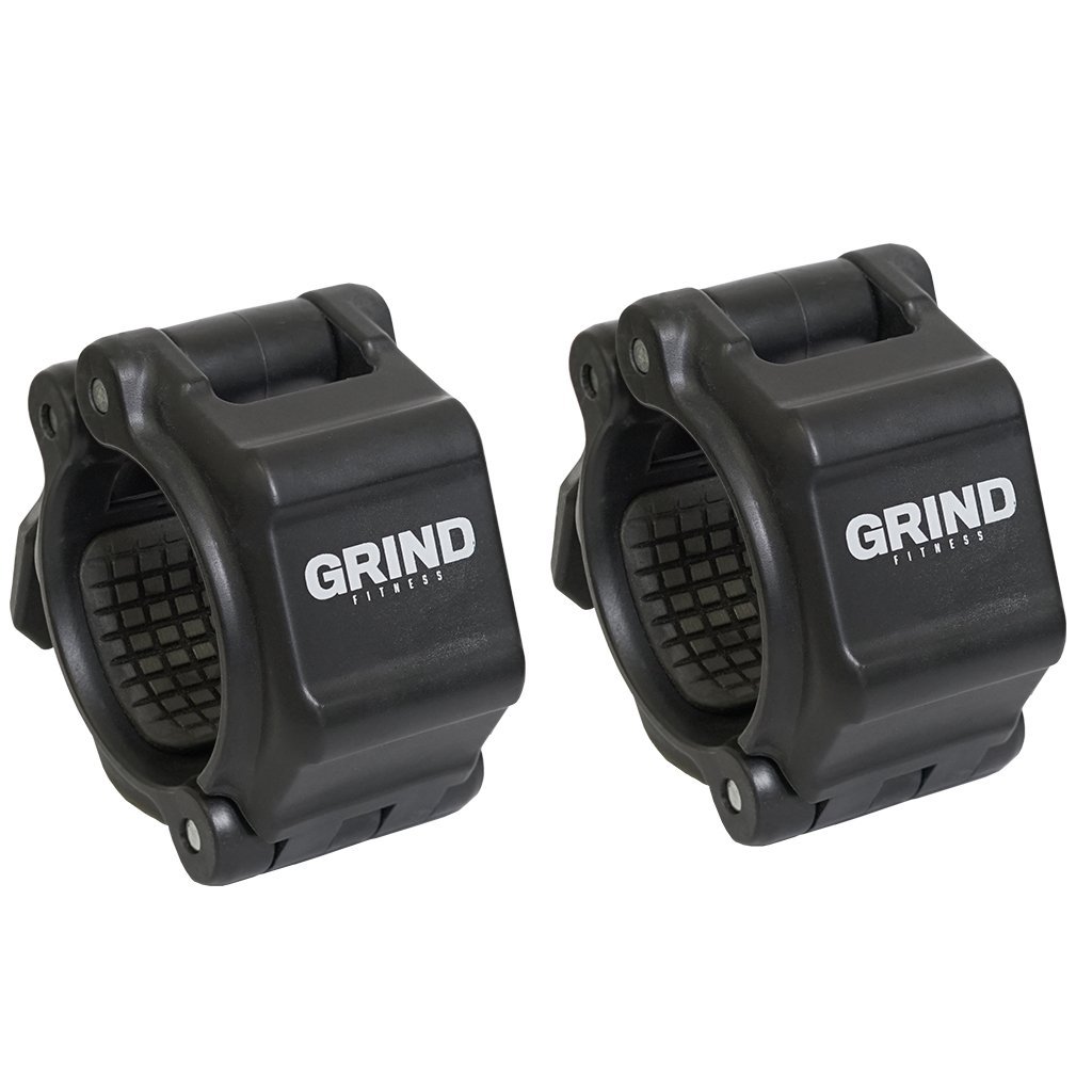The GRIND Fitness Clutch Barbell Collar Side By Side Black Pair
