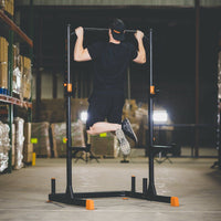 Thumbnail for Man performing a Pull Up on The GRIND Fitness Alpha2000 Squat Stand
