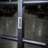 Thumbnail for The GRIND Fitness 6-Post Weight Tree + Barbell Storage. Weight tree pegs.