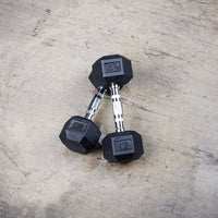 Thumbnail for The GRIND Fitness Rubber Hex Dumbbells 12lbs